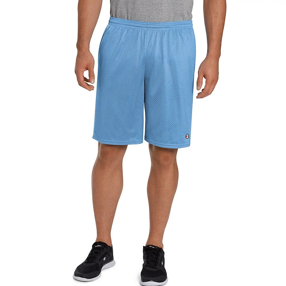 Men's Champion Long Mesh Shorts With Pockets 5 Men's Champion Long Mesh Shorts With Pockets - Image 5