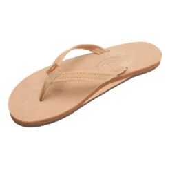 Women's Rainbow Single Layer Narrow Premier Leather