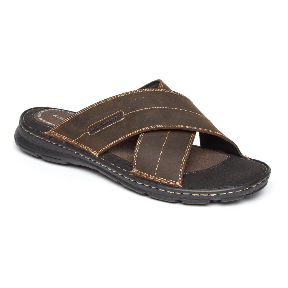 Men's Rockport Darwyn Cross Band Slide Sandal 5 Men's Rockport Darwyn Cross Band Slide Sandal - Image 5