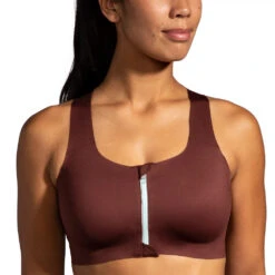 Women's Brooks Dare Zip Run Bra 2.0