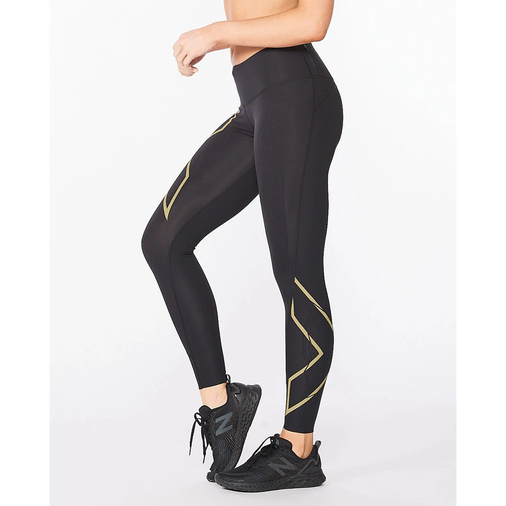 Women's 2XU Light Speed Mid-Rise Compression Tights 3 Women's 2XU Light Speed Mid-Rise Compression Tights - Image 3