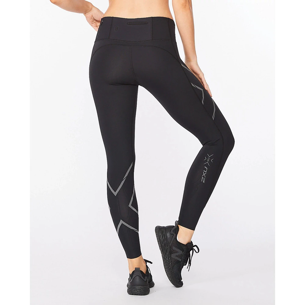 Women's 2XU Light Speed Mid-Rise Compression Tights 9 Women's 2XU Light Speed Mid-Rise Compression Tights - Image 9