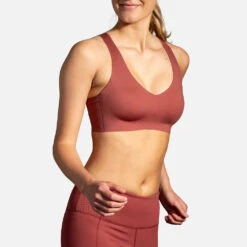 Women's Brooks Dare V Neck Run Bra -BROOKS Shop jqz2fxcydq