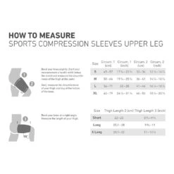 Bauerfeind Sports Compression Sleeves Upper Leg -BROOKS Shop jv8iwtngx5