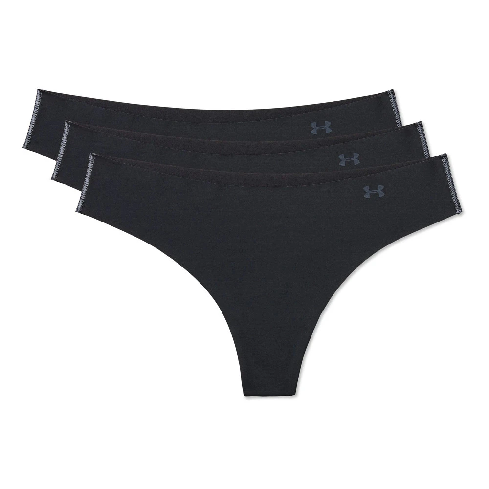 Women's Under Armour Pure Stretch Thong 3 Pack 6 Women's Under Armour Pure Stretch Thong 3 Pack - Image 6
