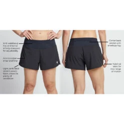 Women's Korsa Perforated 3" Short -BROOKS Shop ldy07o7jak