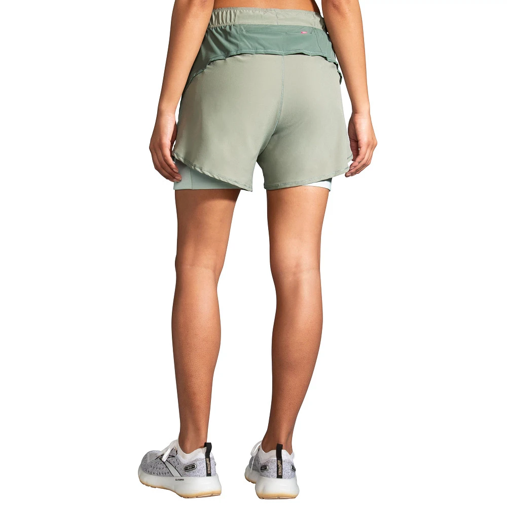 Women's Brooks Chaser 5" 2-in-1 Shorts 2 Women's Brooks Chaser 5" 2-in-1 Shorts - Image 2