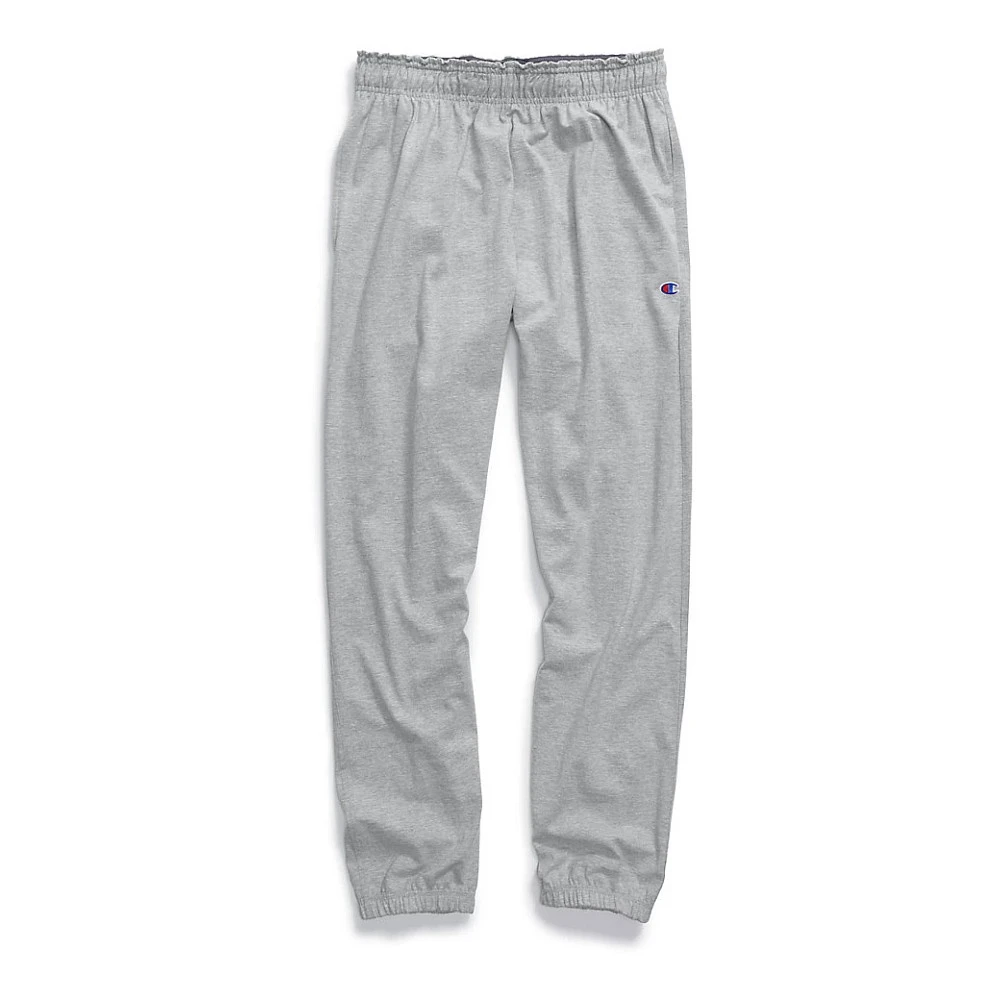 Men's Champion Authentic Closed Bottom Jersey Pants 3 Men's Champion Authentic Closed Bottom Jersey Pants - Image 3