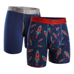Men's 2UNDR Swing Shift 6" Boxer Briefs 2 Pack