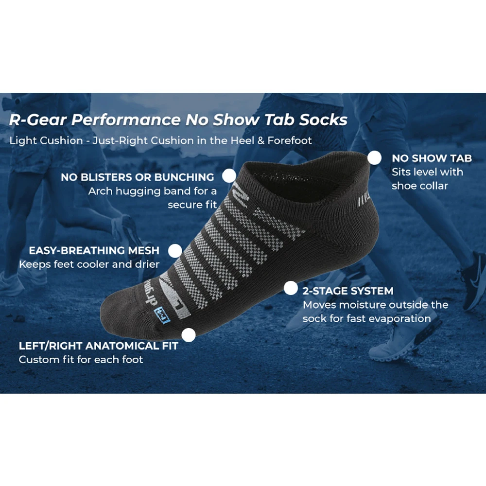 R-Gear Drymax Light Cushion No Show Tab 3 Pack Socks 7 R-Gear Drymax Light Cushion No Show Tab 3 Pack Socks - Image 7