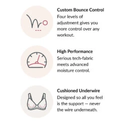 Women's Glamorise Adjustable Wire Sports Bra -BROOKS Shop yypwolygc7