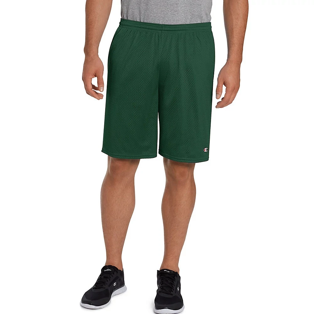 Men's Champion Long Mesh Shorts With Pockets 2 Men's Champion Long Mesh Shorts With Pockets - Image 2