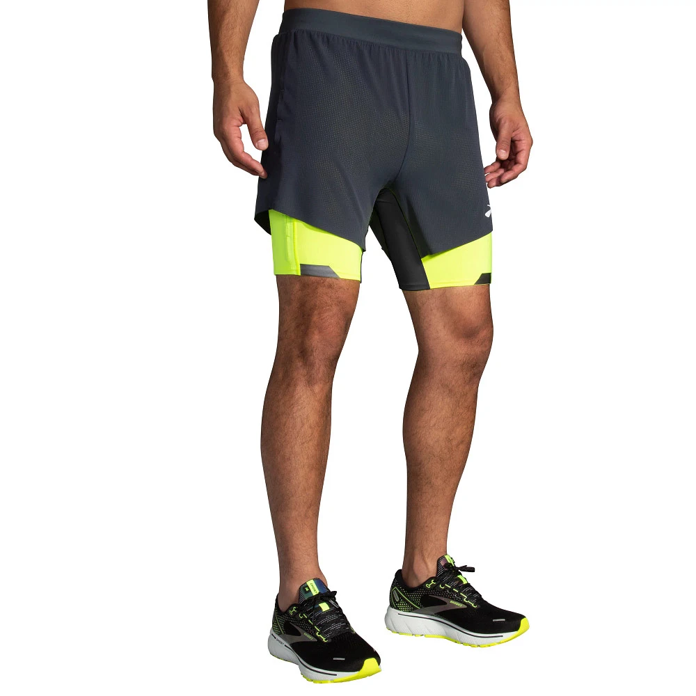 Men's Brooks Run Visible 5" 2-in-1 Short 1 Men's Brooks Run Visible 5" 2-in-1 Short