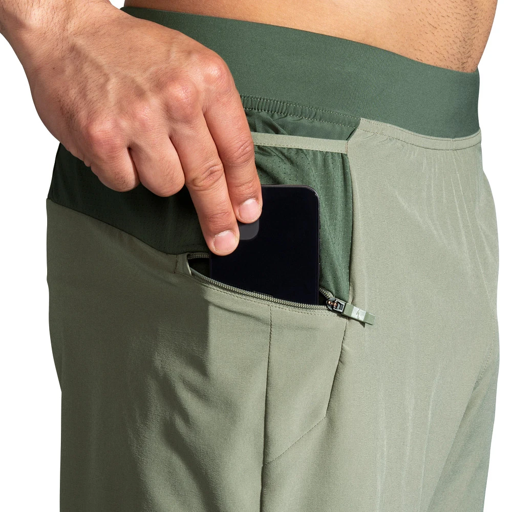 Men's Brooks Sherpa 5" 2-in-1 Short 5 Men's Brooks Sherpa 5" 2-in-1 Short - Image 5